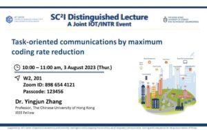 SC²I Distinguished Lecture | Task-oriented communications by maximum coding rate reduction